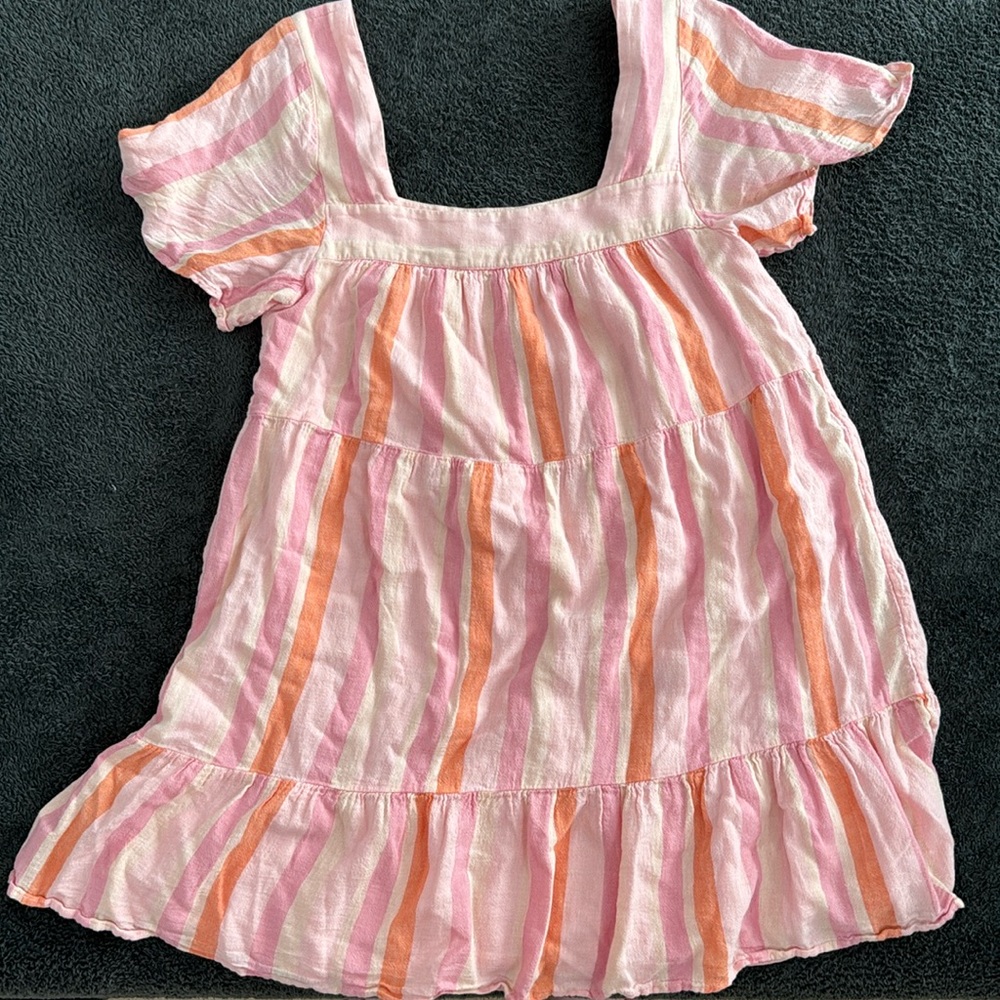 Rails linen dress